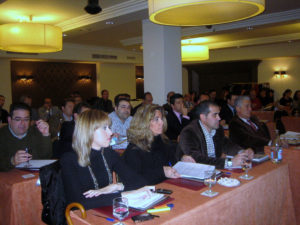 Asistentes a la primera sesión del curso "Iniciación en el proceso concursal" 15/2/2011