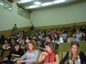 Inauguración de las Jornadas Empresistas 2010, celebradas en la Facultad de Ciencias Económicas y Empresariales (18 de octubre de 2010)