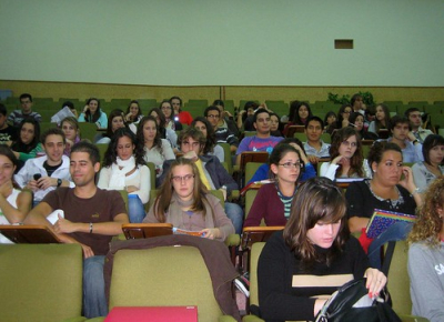Inauguración de las Jornadas Empresistas 2010, celebradas en la Facultad de Ciencias Económicas y Empresariales (18 de octubre de 2010) • <a style="font-size:0.8em;" href="http://www.flickr.com/photos/55042249@N06/5101562831/" target="_blank">View on Flickr</a>